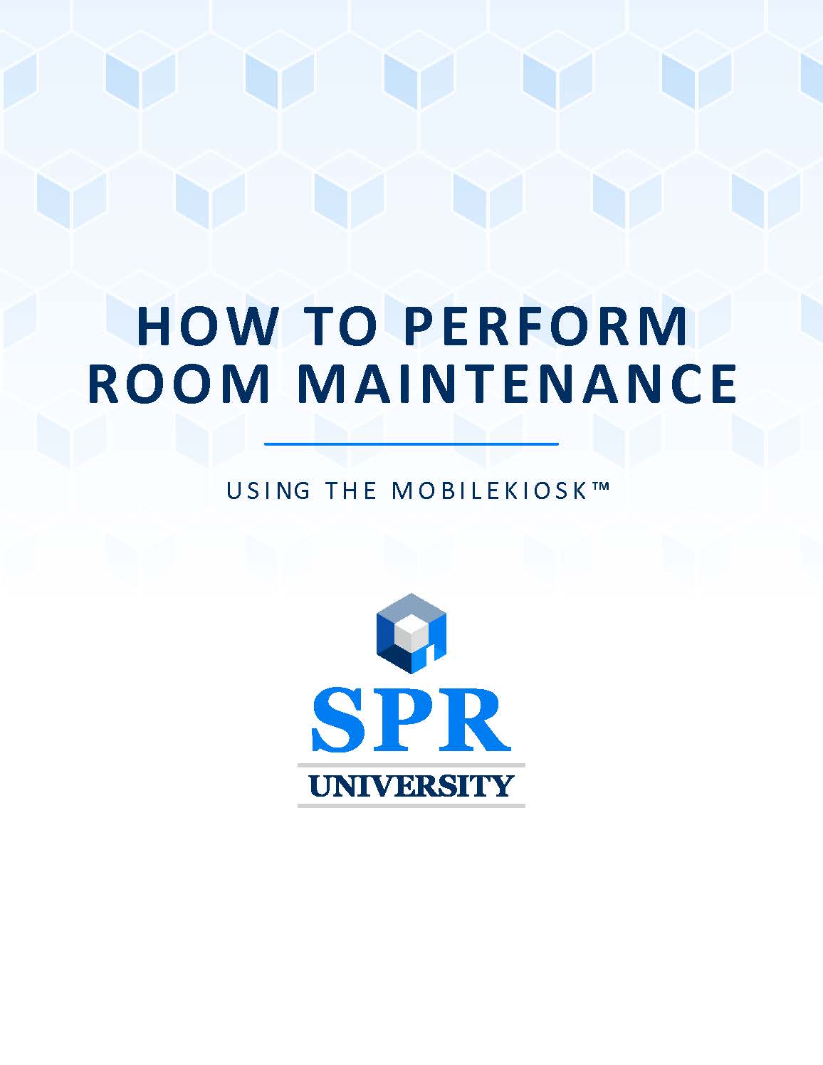 Room Maintenance - Smart Package Room